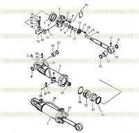 Цилиндр наклона (FOR RIPPER) (PD320Y-1, PD320Y-2) Цилиндр наклона (FOR RIPPER) (PD320Y-1, PD320Y-2)